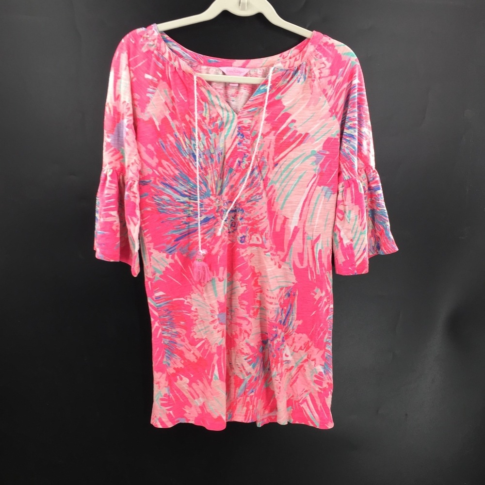 Lilly Pulitzer Never Been Betta‎ del lago tunic dress swim cover up resort  XXS